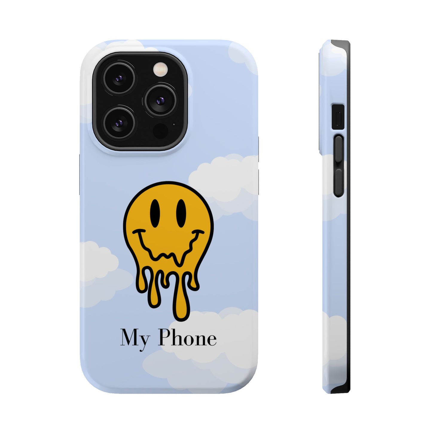 Drippy Smiley Magnetic Tough Case for iPhone - Personalized Phone Protection with Playful Design