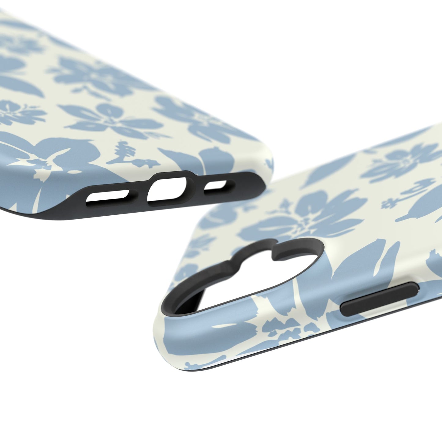 Floral Magnetic Tough Case - Stylish Protection for Your Phone