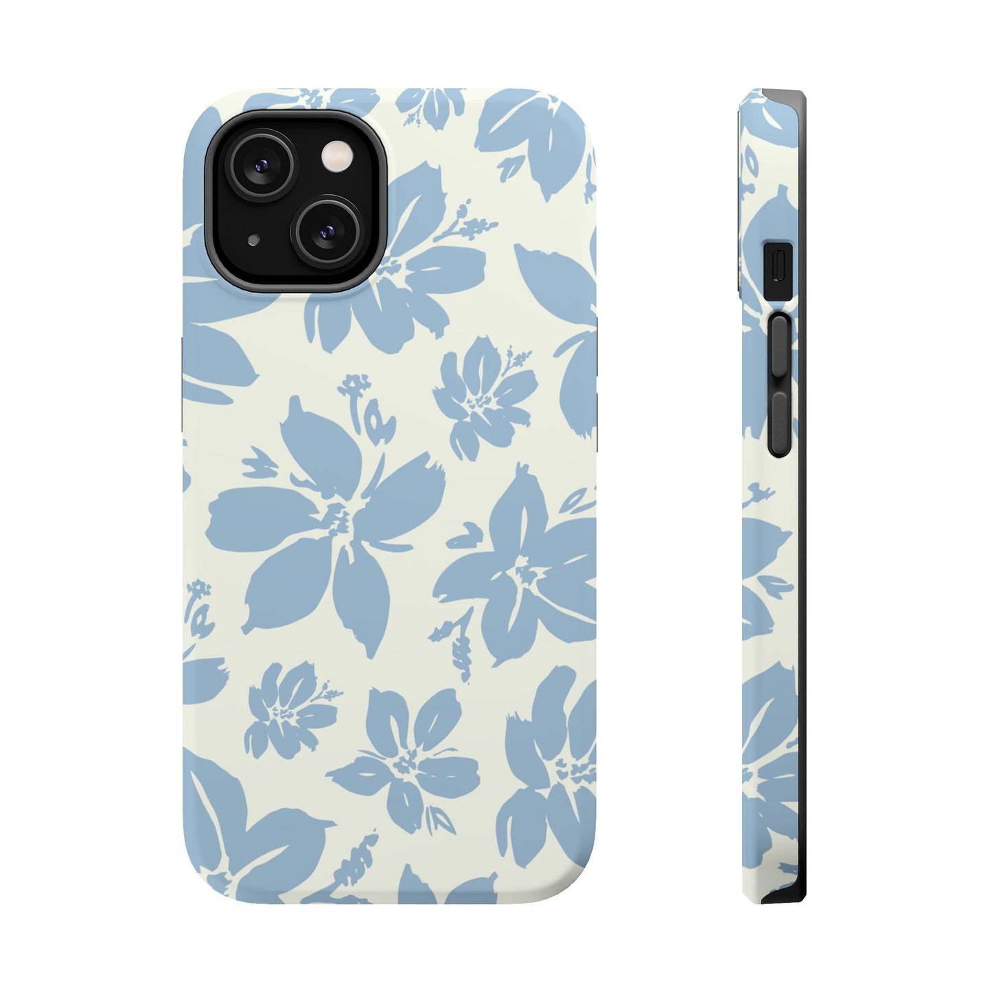 Floral Magnetic Tough Case - Stylish Protection for Your Phone