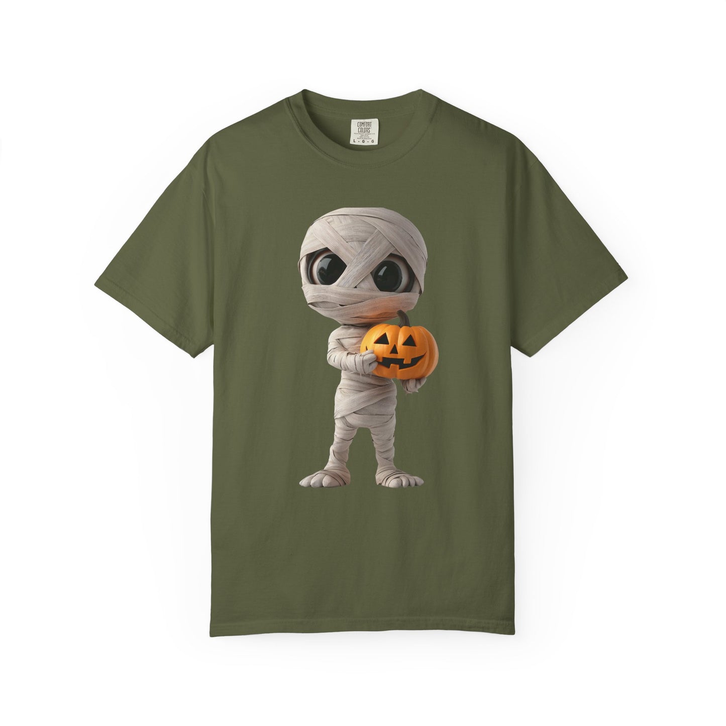 Halloween Mummy Pumpkin T-Shirt, Unisex Graphic Tee, Spooky Season Apparel, Halloween Costume Top, Fall Festival Shirt