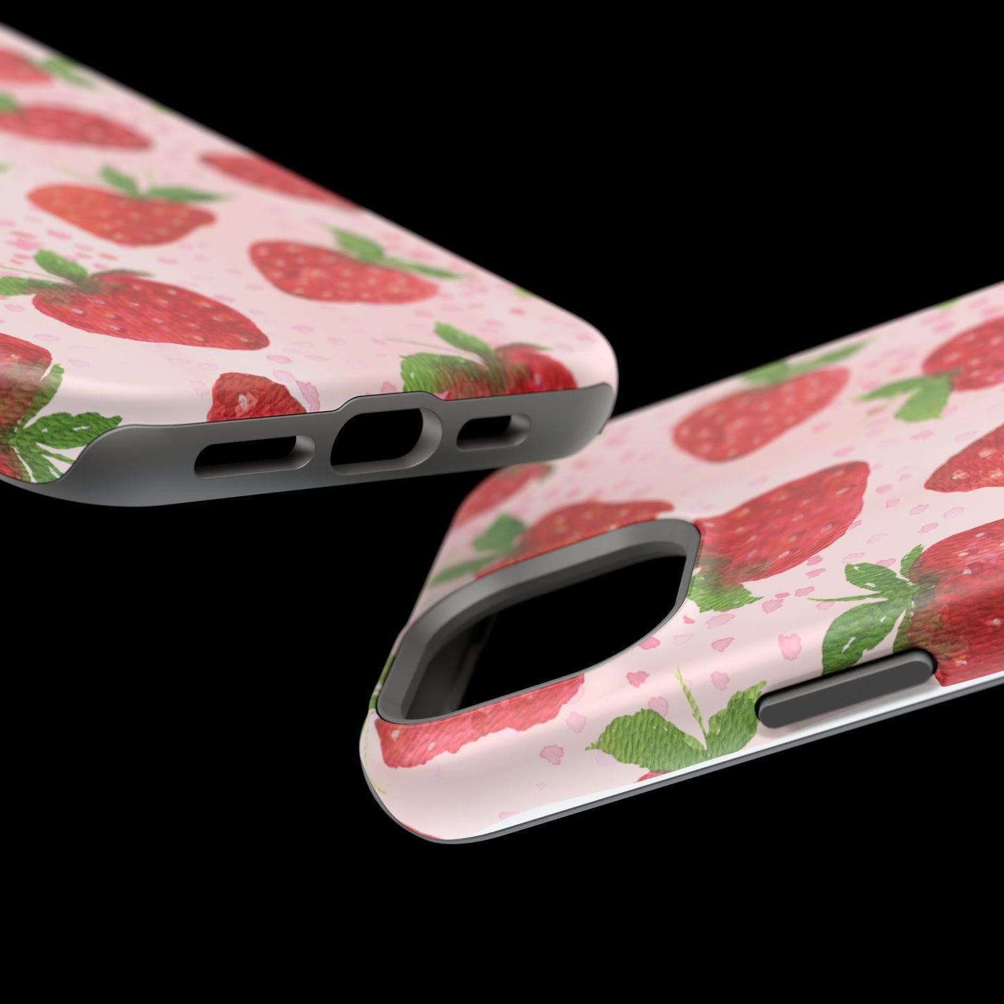 Strawberry Magnetic Phone Case - Durable & Stylish