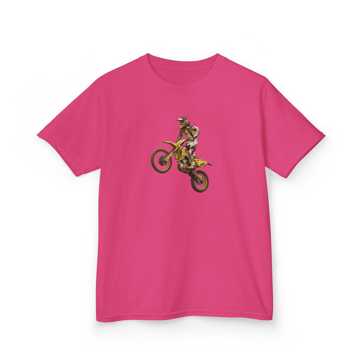 Kids Motocross T-Shirt - Fun Active Wear for Young Riders, Great for Birthdays, Christmas Gifts, Sports Events, Everyday Use