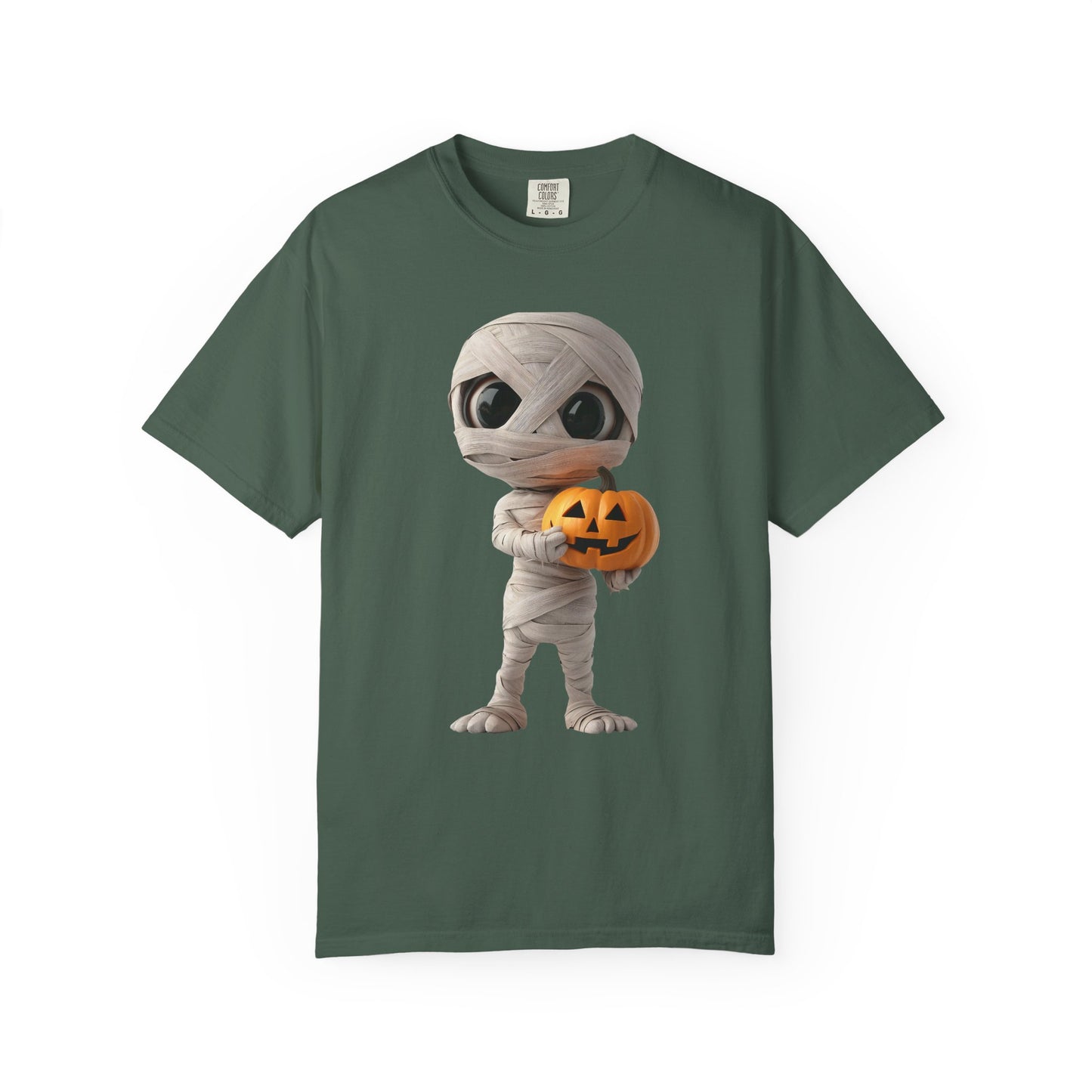 Halloween Mummy Pumpkin T-Shirt, Unisex Graphic Tee, Spooky Season Apparel, Halloween Costume Top, Fall Festival Shirt