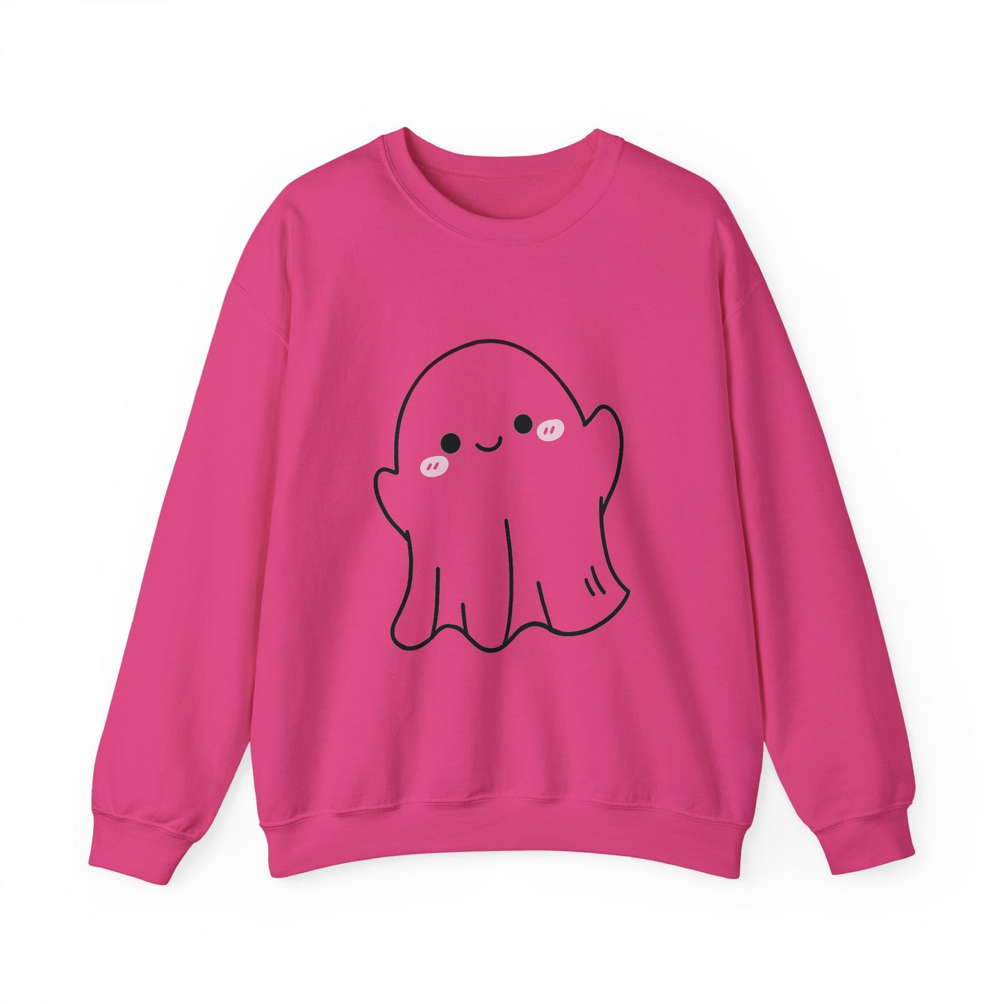Ghosty Unisex Crewneck Sweatshirt, Halloween Gift, Cozy Pullover, Fall Fashion, Spooky Season Sweatshirt, Casual Wear