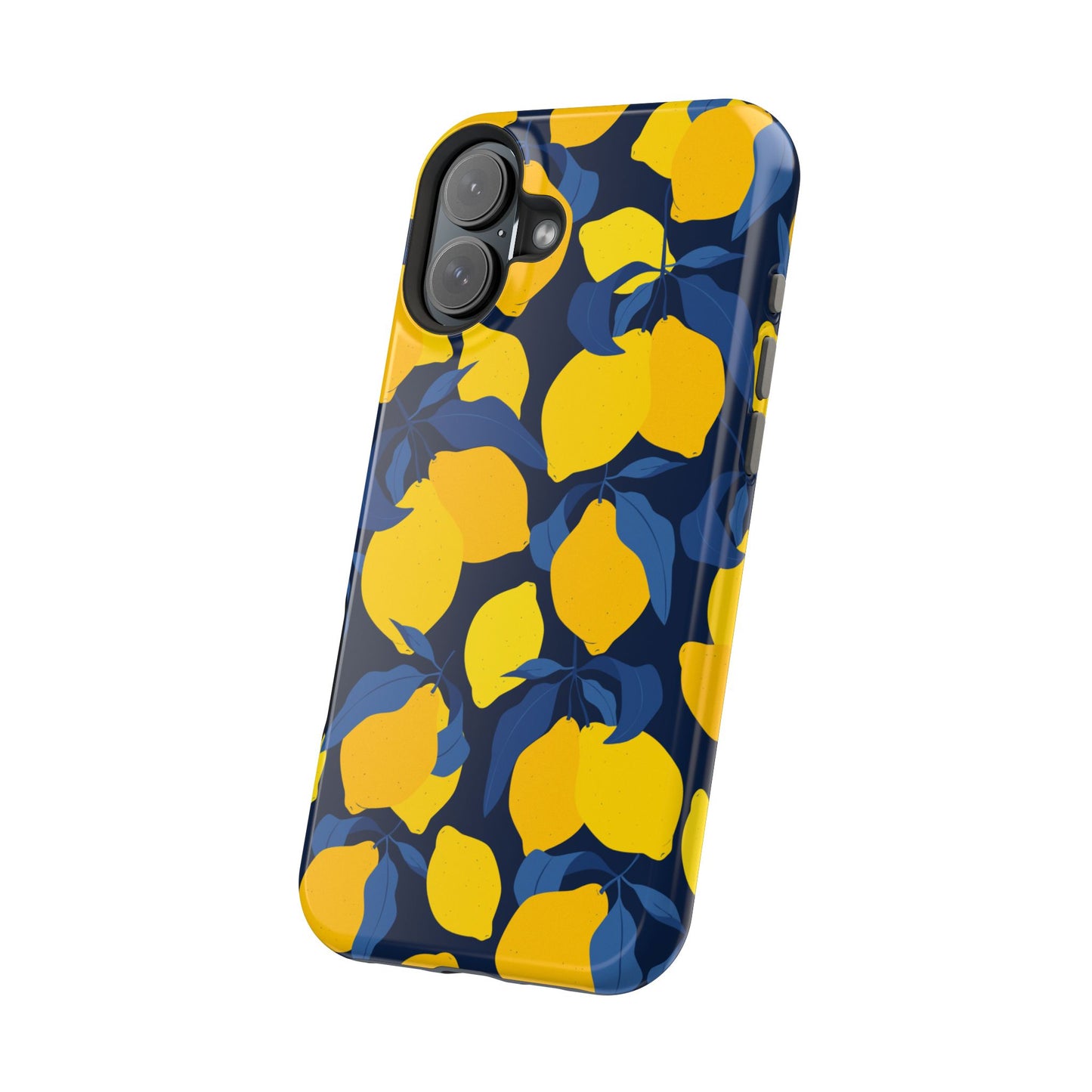 Bright Lemon Pattern Magnetic Tough Case - Vibrant Phone Protection