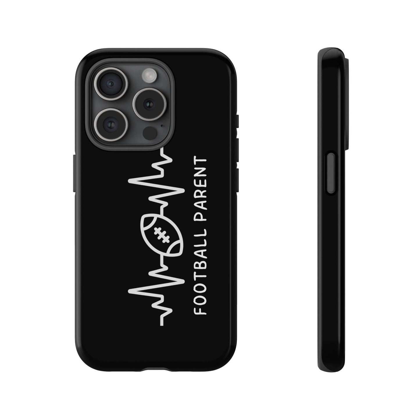 Football Parent Phone Case, Tough Phone Cover for Sports Moms, Unique Sports Gift, Customizable Football Accessory, Game Day Essential