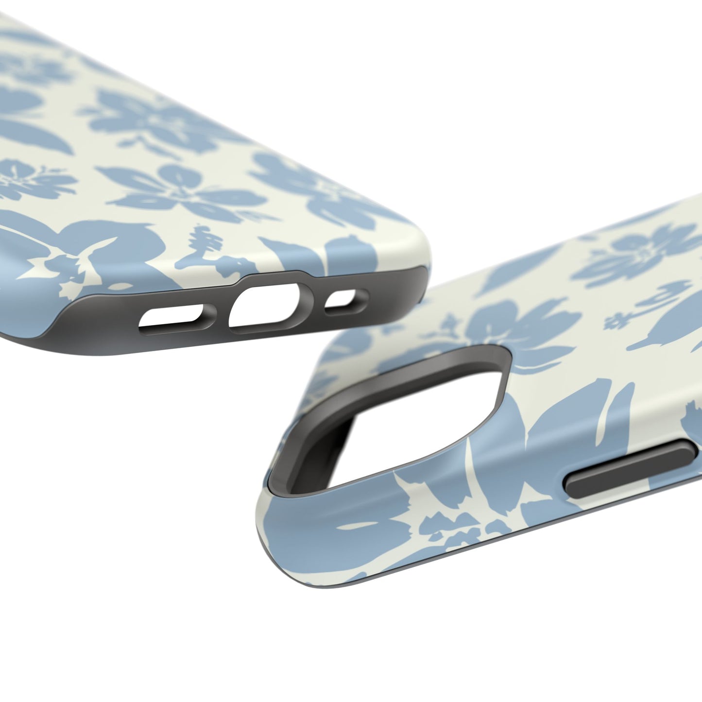 Floral Magnetic Tough Case - Stylish Protection for Your Phone