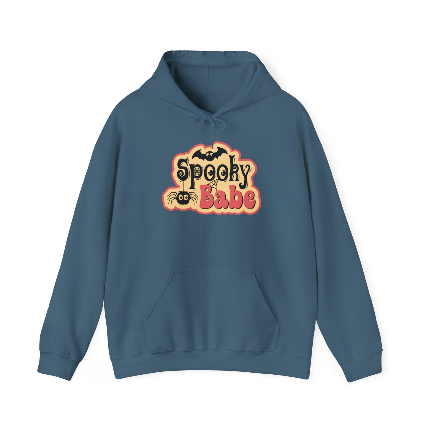 Spooky Babe Hoodie - Perfect for Halloween, Unisex Sweatshirt, Cozy Fall Wear, October Festivities, Cute Ghost Design
