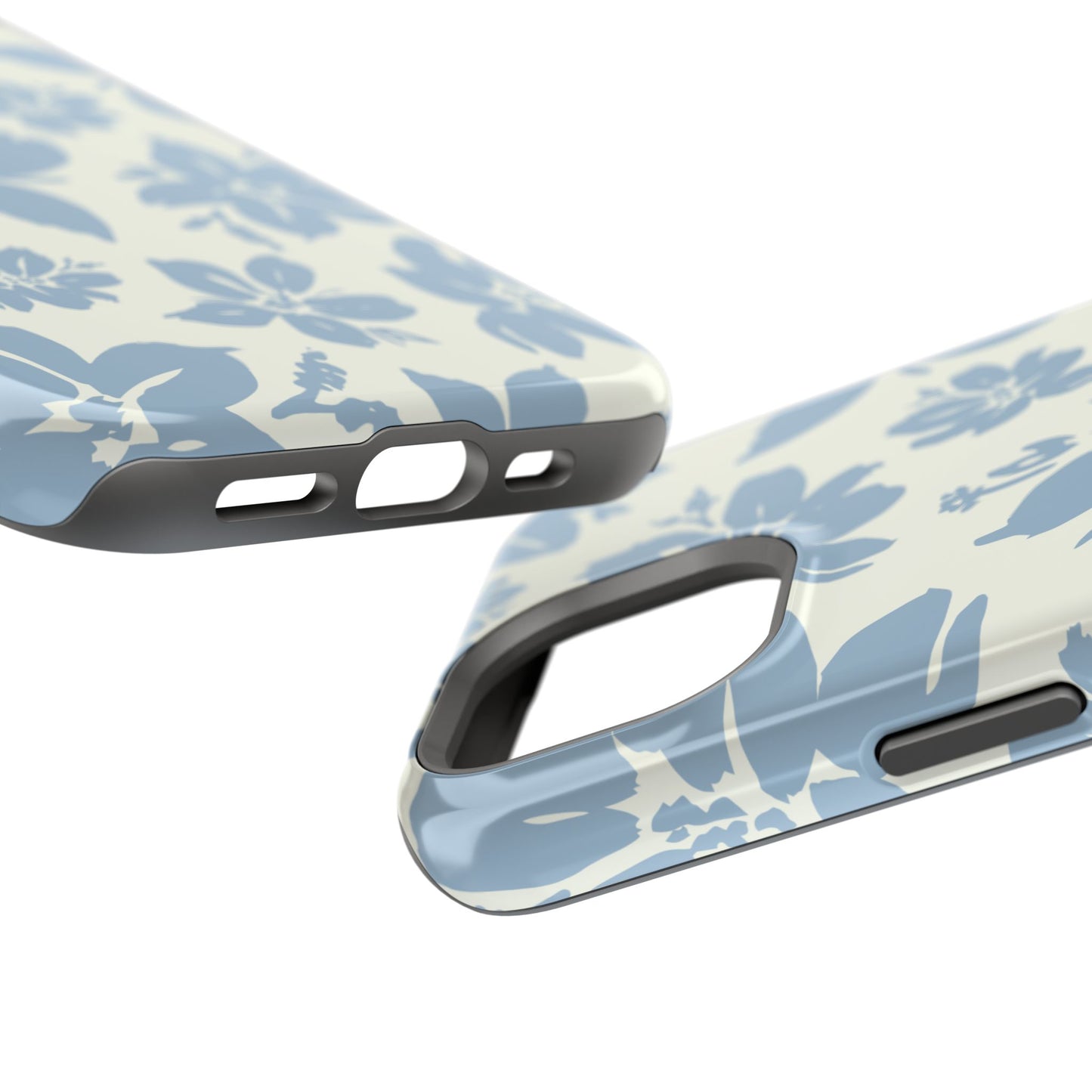 Floral Magnetic Tough Case - Stylish Protection for Your Phone