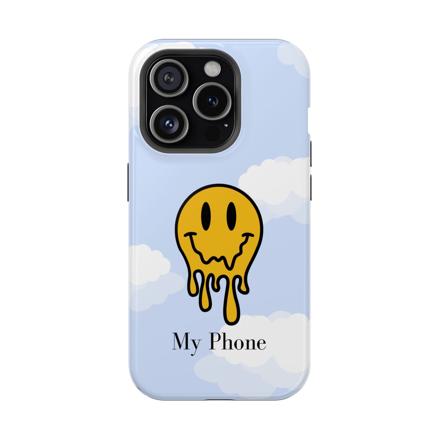 Drippy Smiley Magnetic Tough Case for iPhone - Personalized Phone Protection with Playful Design