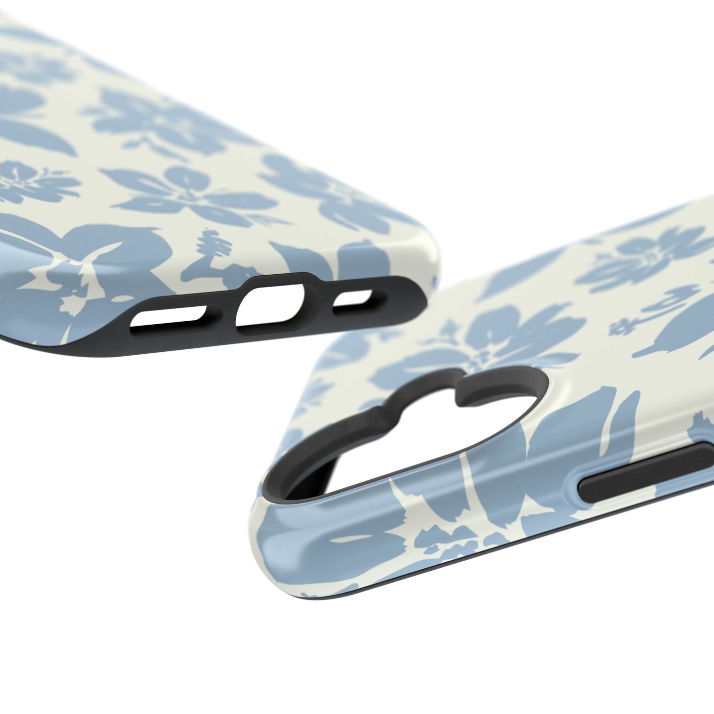 Floral Magnetic Tough Case - Stylish Protection for Your Phone