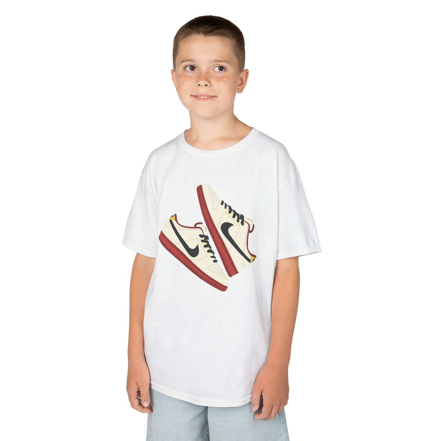Cool Kids Sneaker Tee - Fun Graphic Tee for Young Trendsetters, Perfect for Birthdays, Playdates, Sports, Casual Wear, Gift for Kids