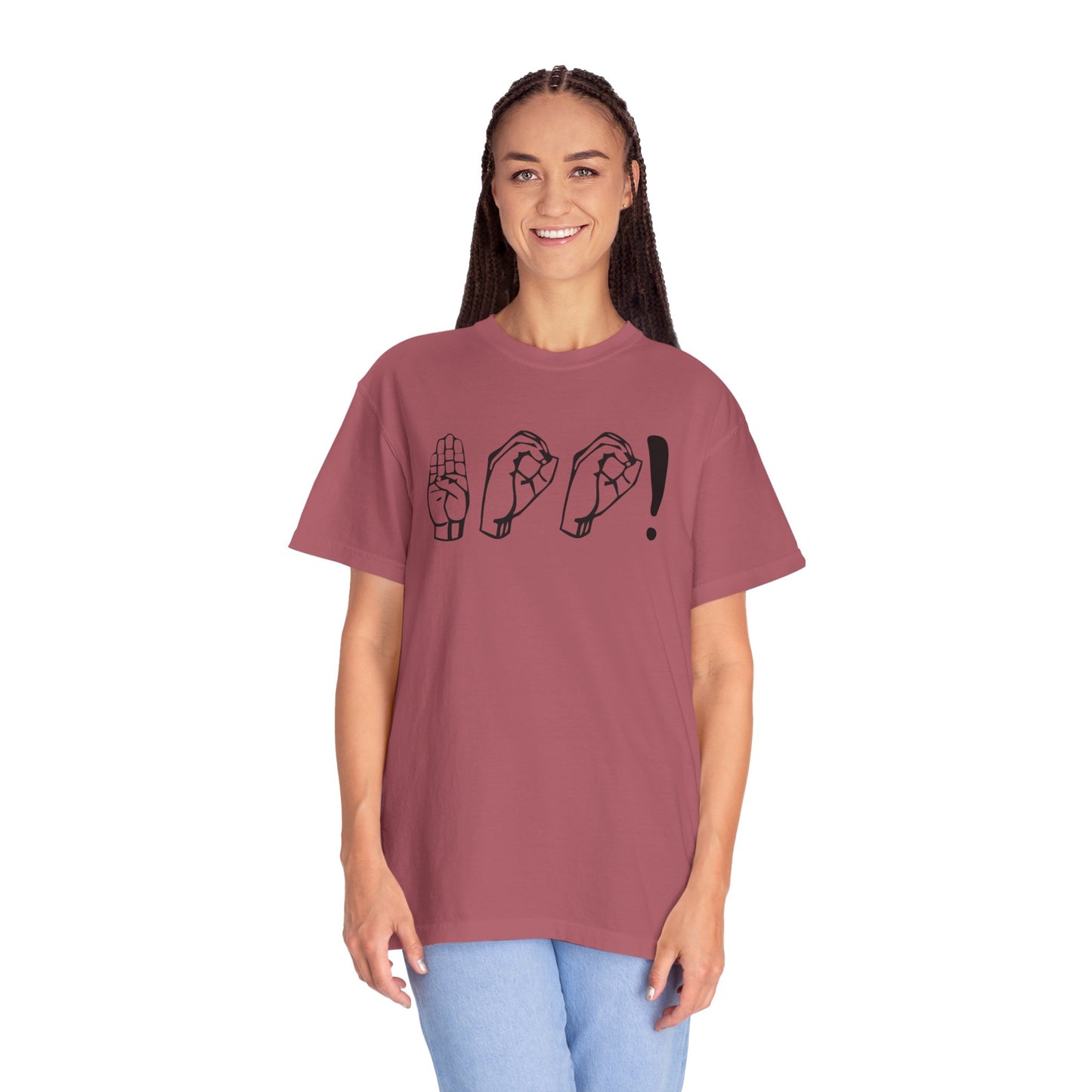 Boo! Unisex Hand Sign T-Shirt, Casual Wear, Gift for Friends, Birthday Gift, Cool Outfit, Fun Graphic Tee