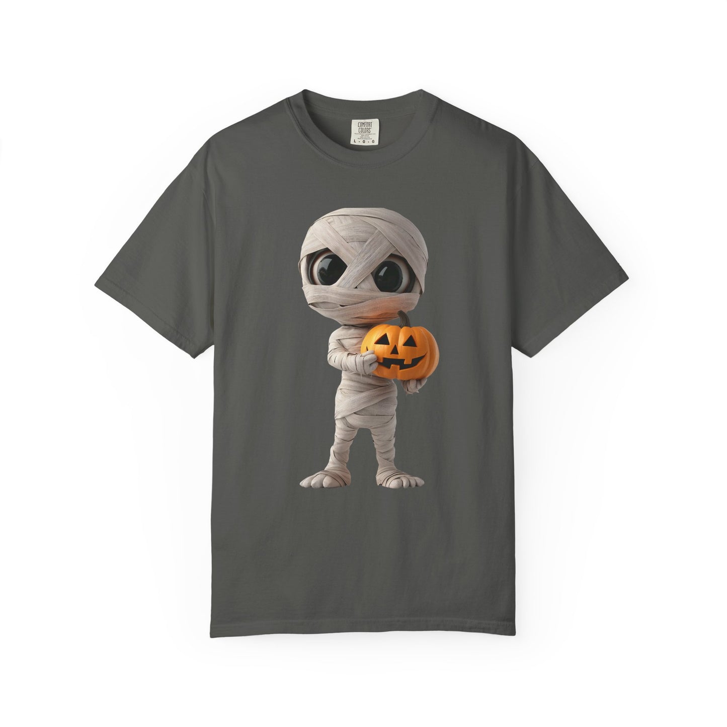 Halloween Mummy Pumpkin T-Shirt, Unisex Graphic Tee, Spooky Season Apparel, Halloween Costume Top, Fall Festival Shirt