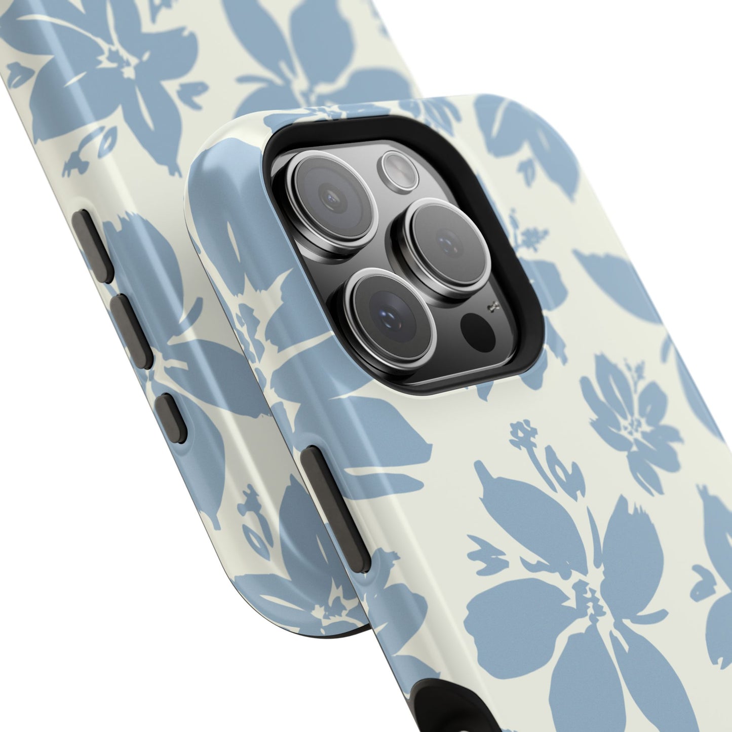 Floral Magnetic Tough Case - Stylish Protection for Your Phone