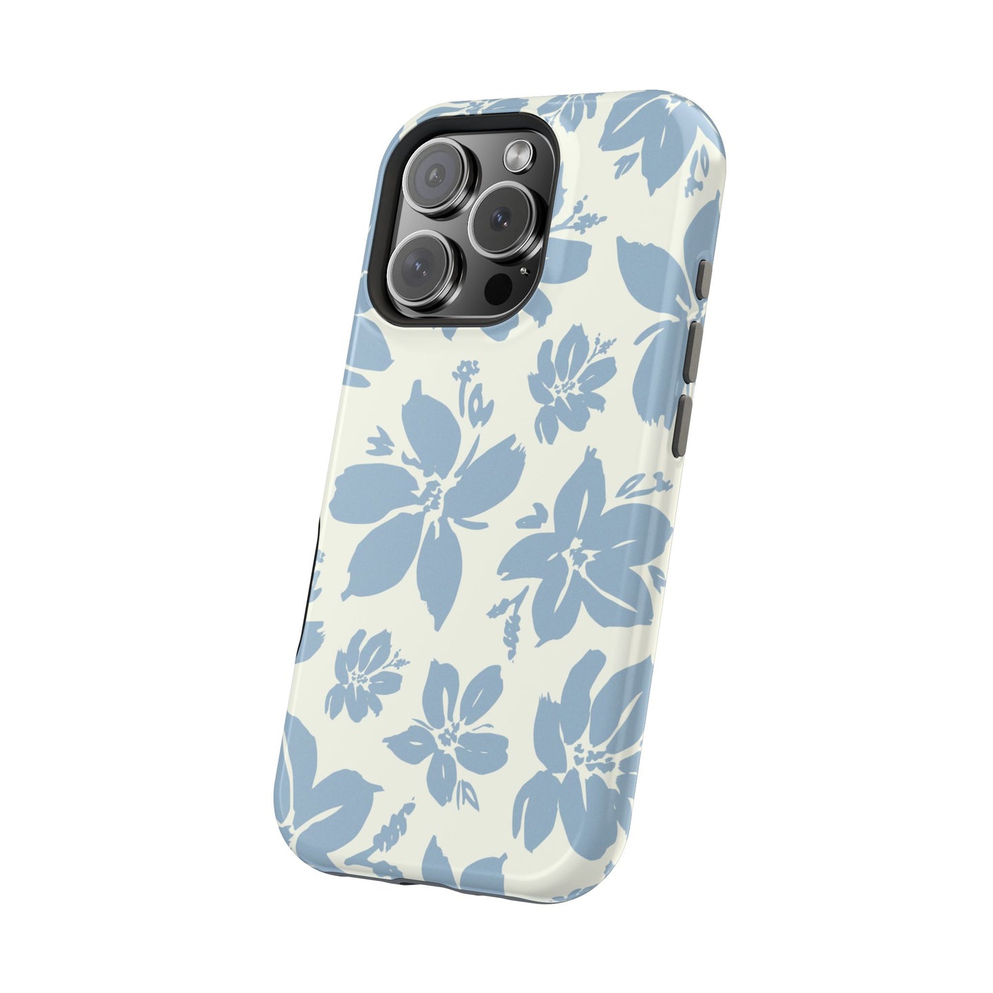 Floral Magnetic Tough Case - Stylish Protection for Your Phone