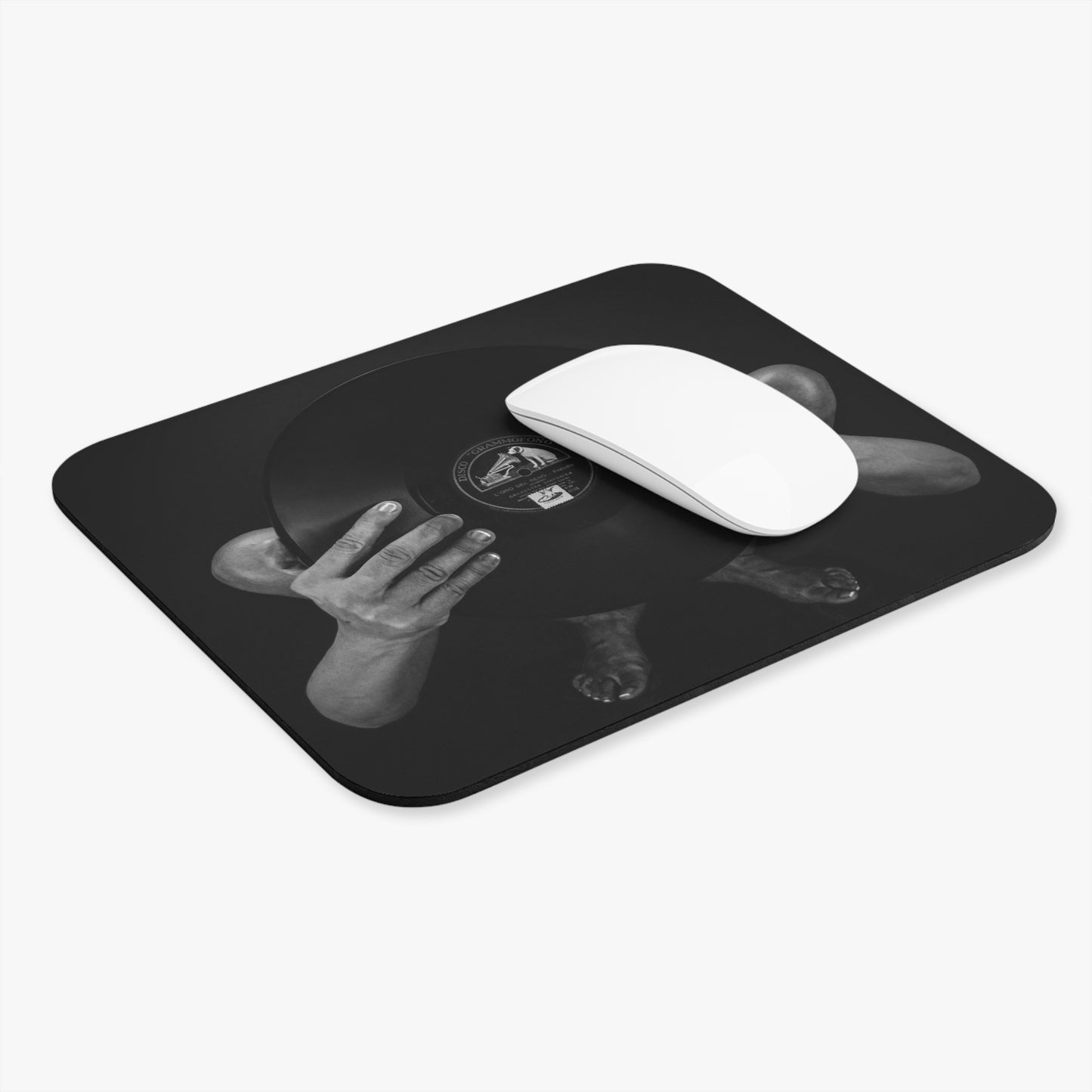Vinyl Record Mouse Pad - Perfect for Music Lovers, Home Office Decor, Gift for DJs, Unique Workspace Accessory, Retro Style