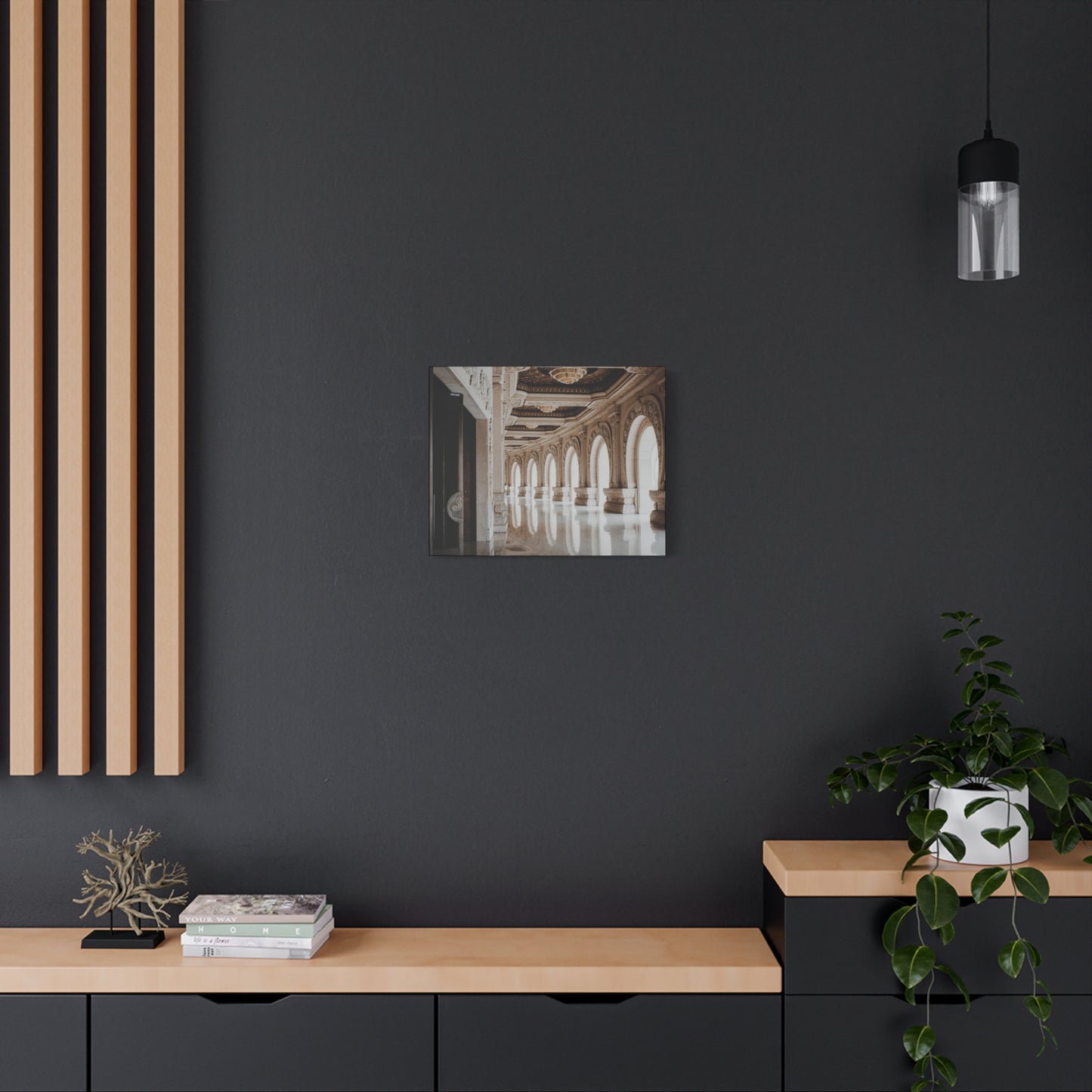 Elegant Stretched Canvas Art, Wall Decor, Home Decor, Living Room Art, Gallery Wall Piece, Statement Art, Architecture Decor