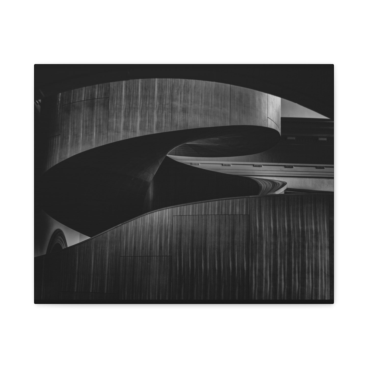 Stylish Matte Canvas Wall Art, Modern Home Decor, Black and White Artwork, Abstract Canvas Print, Contemporary Living Room Decor