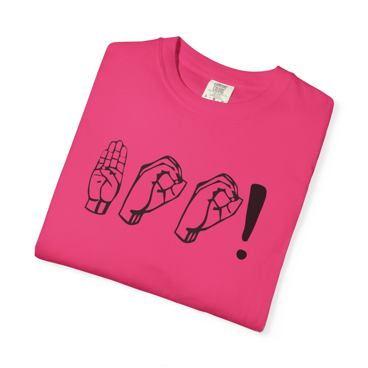 Boo! Unisex Hand Sign T-Shirt, Casual Wear, Gift for Friends, Birthday Gift, Cool Outfit, Fun Graphic Tee