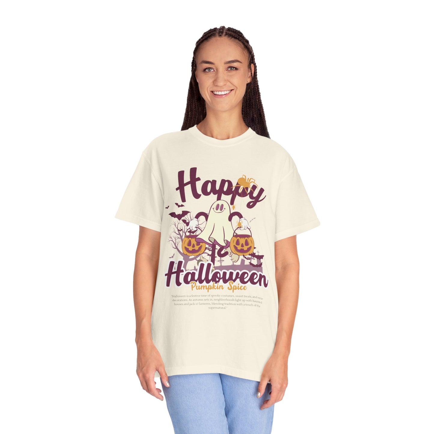 Halloween Themed Unisex T-Shirt, Perfect for Fall Celebrations, Trick-or-Treat, Halloween Party Wear, Cozy Autumn Vibes, Gift Idea