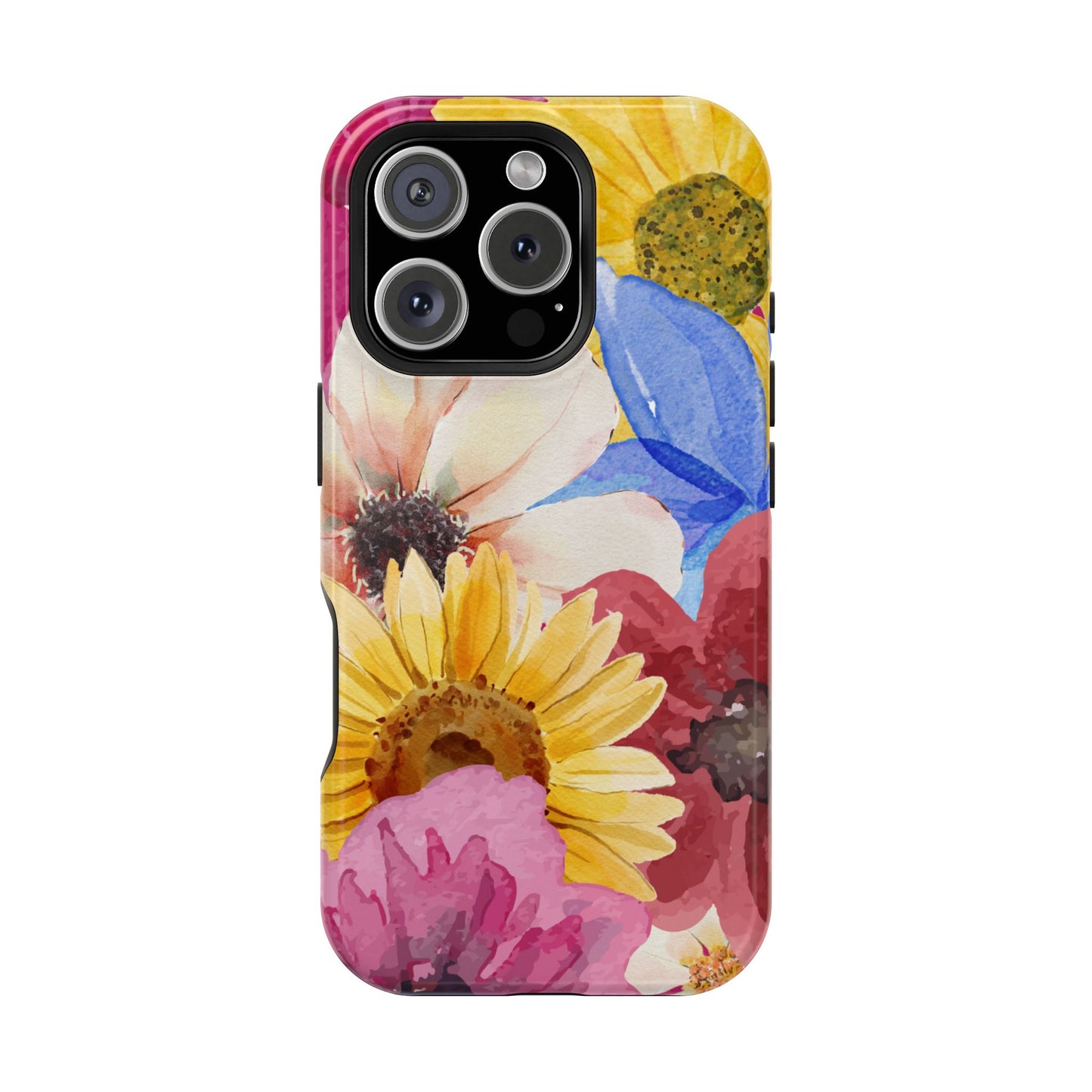 Floral Magnetic Tough Cases - Vibrant Flower Design for Stylish Protection