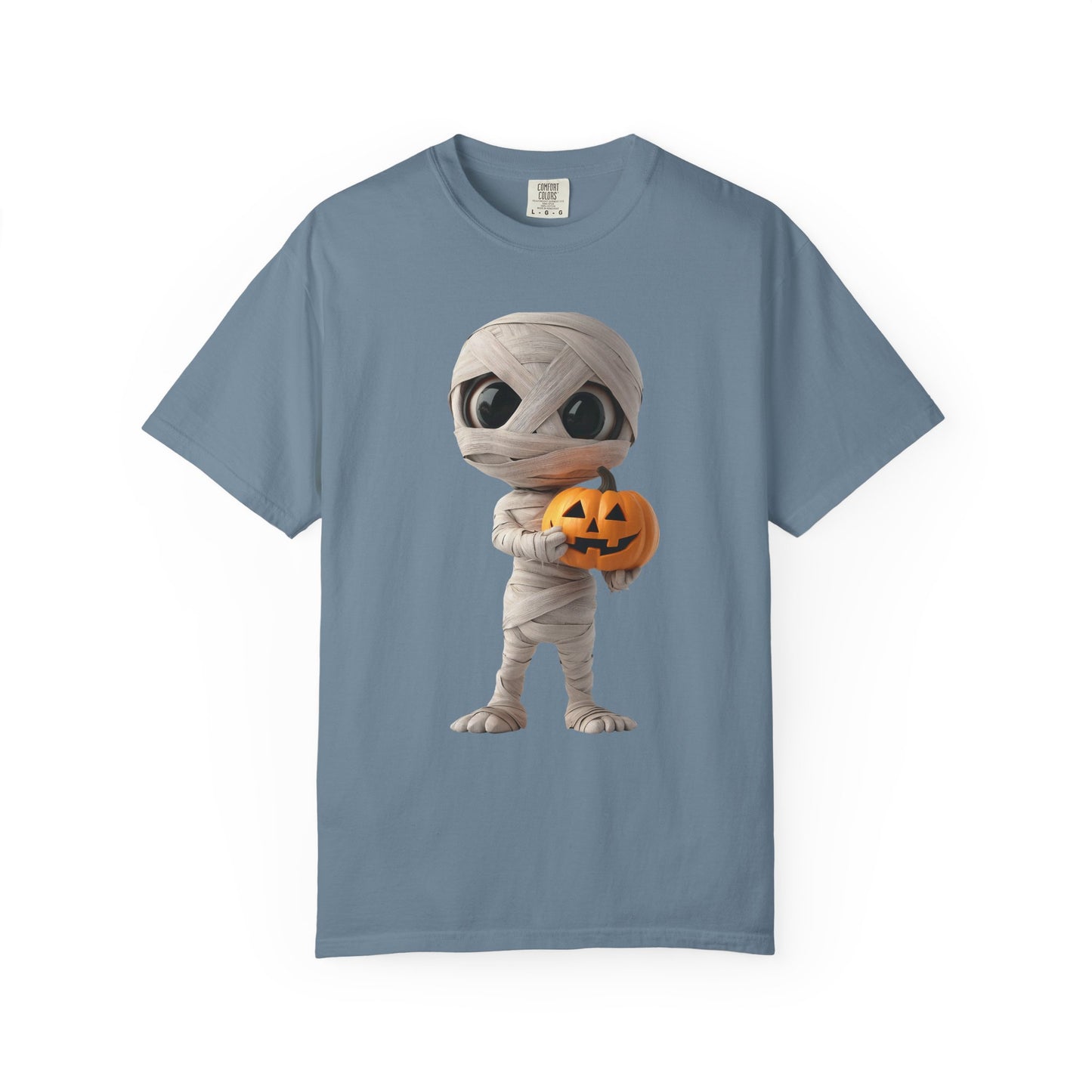Halloween Mummy Pumpkin T-Shirt, Unisex Graphic Tee, Spooky Season Apparel, Halloween Costume Top, Fall Festival Shirt