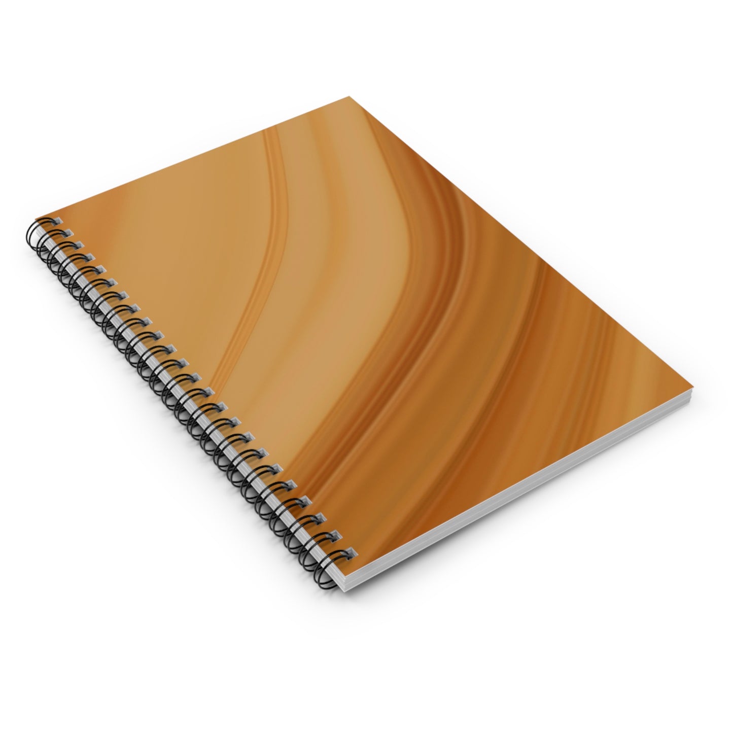 Earthy Spiral Notebook - Ruled Lines, Brown Aesthetic Journal, Eco-Friendly Writing, Gifts for Writers, Minimalist Stationery