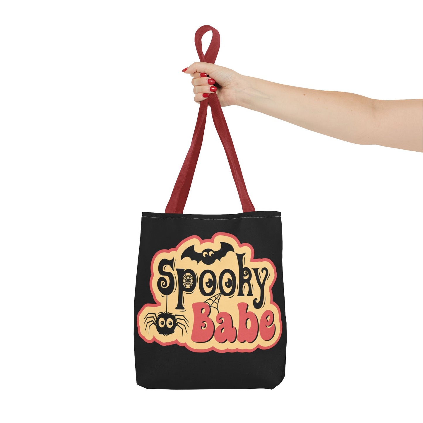 Spooky Babe Tote Bag | Halloween Shopper, Gift Bag, Eco-Friendly, Trick or Treat Bag, Halloween Decor