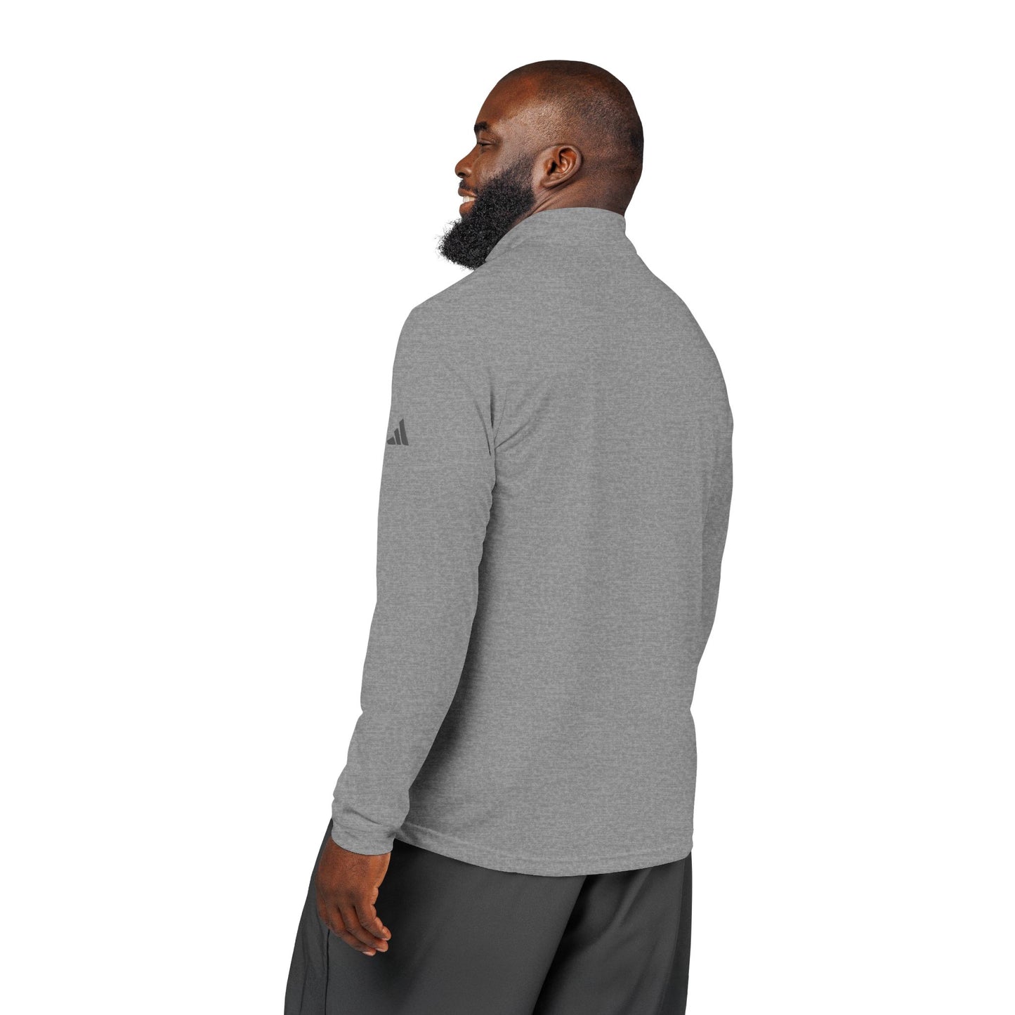 adidas® Quarter-Zip Pullover - Embroidered Athletic Top, Workout Wear, Sports Apparel, Gift for Fitness Lovers, Casual Style