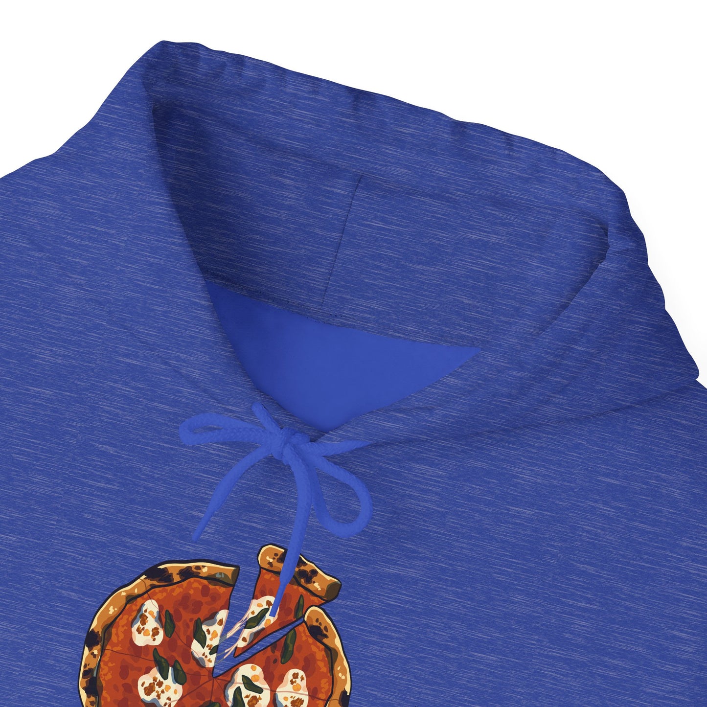Italian Pizza Unisex Hooded Sweatshirt with Floral Design, Perfect for Everyday Wear, Gift for Friends, Spring Fashion, Casual Comfort