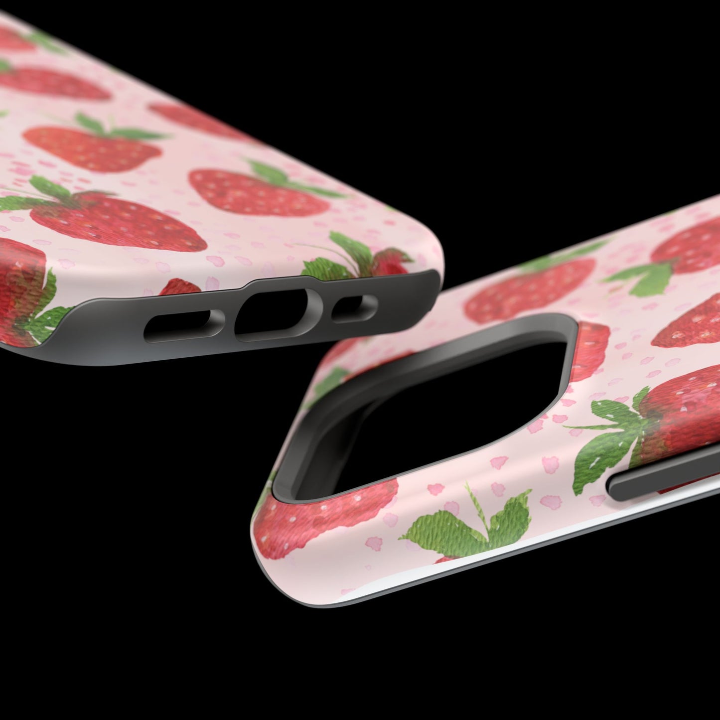 Strawberry Magnetic Phone Case - Durable & Stylish