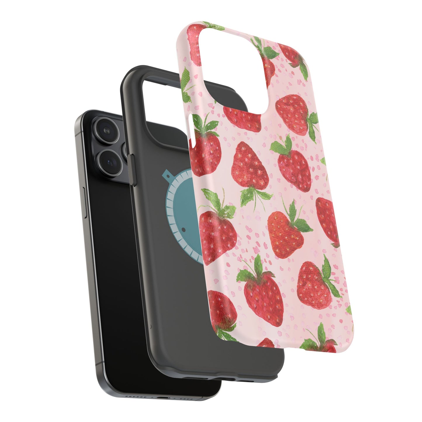 Strawberry Magnetic Phone Case - Durable & Stylish