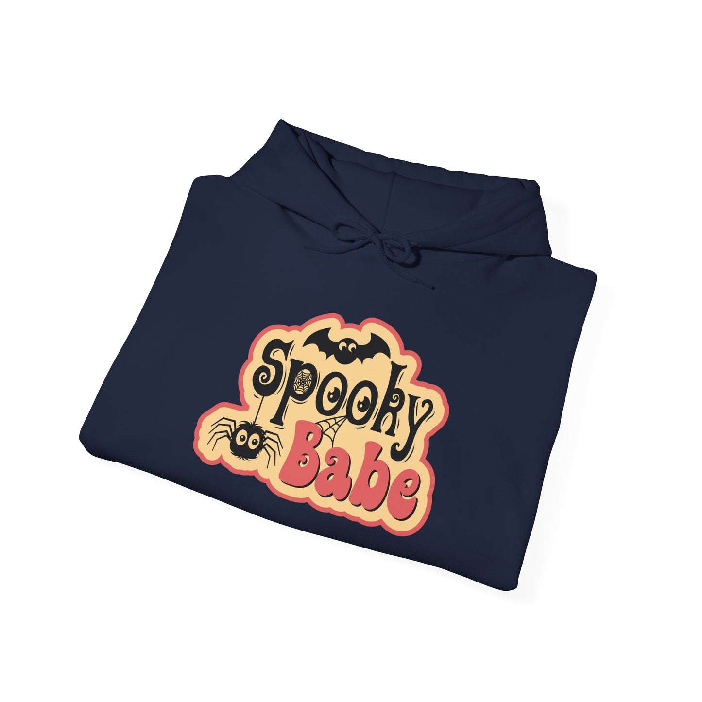 Spooky Babe Hoodie - Perfect for Halloween, Unisex Sweatshirt, Cozy Fall Wear, October Festivities, Cute Ghost Design