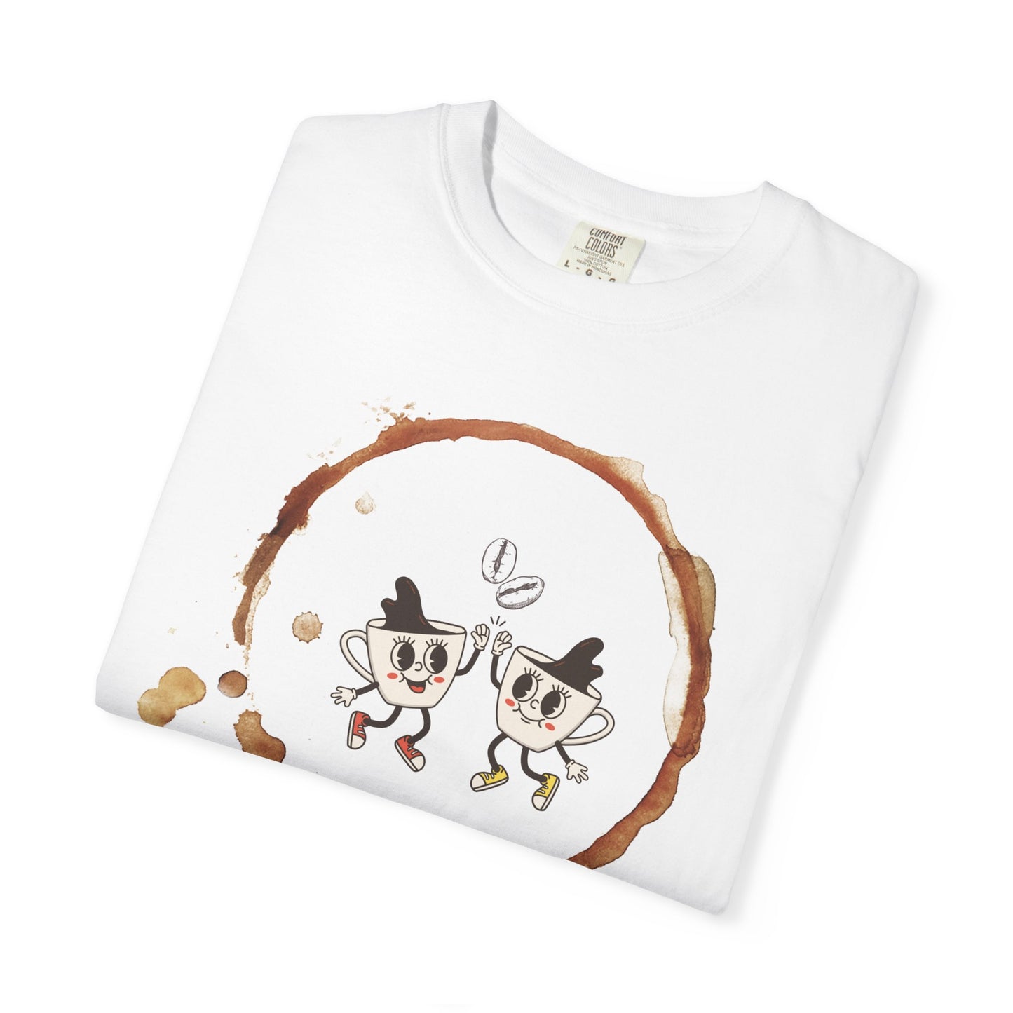 Coffee Friends Unisex Garment-Dyed T-Shirt | Fun Casual Wear for Coffee Lovers