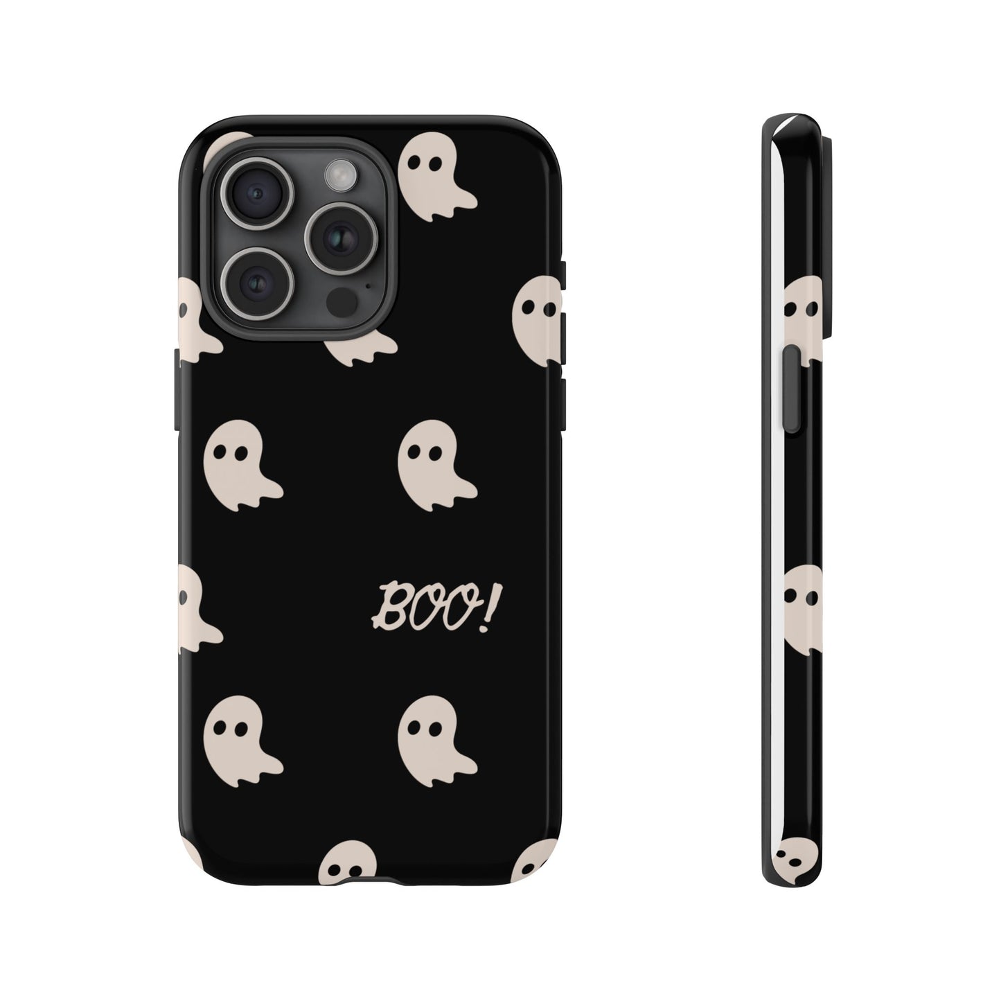 Ghost Pattern Phone Case - Halloween Accessory, Spooky Decor, Gift Idea, Cute Ghosts, Fun Case for All Ages