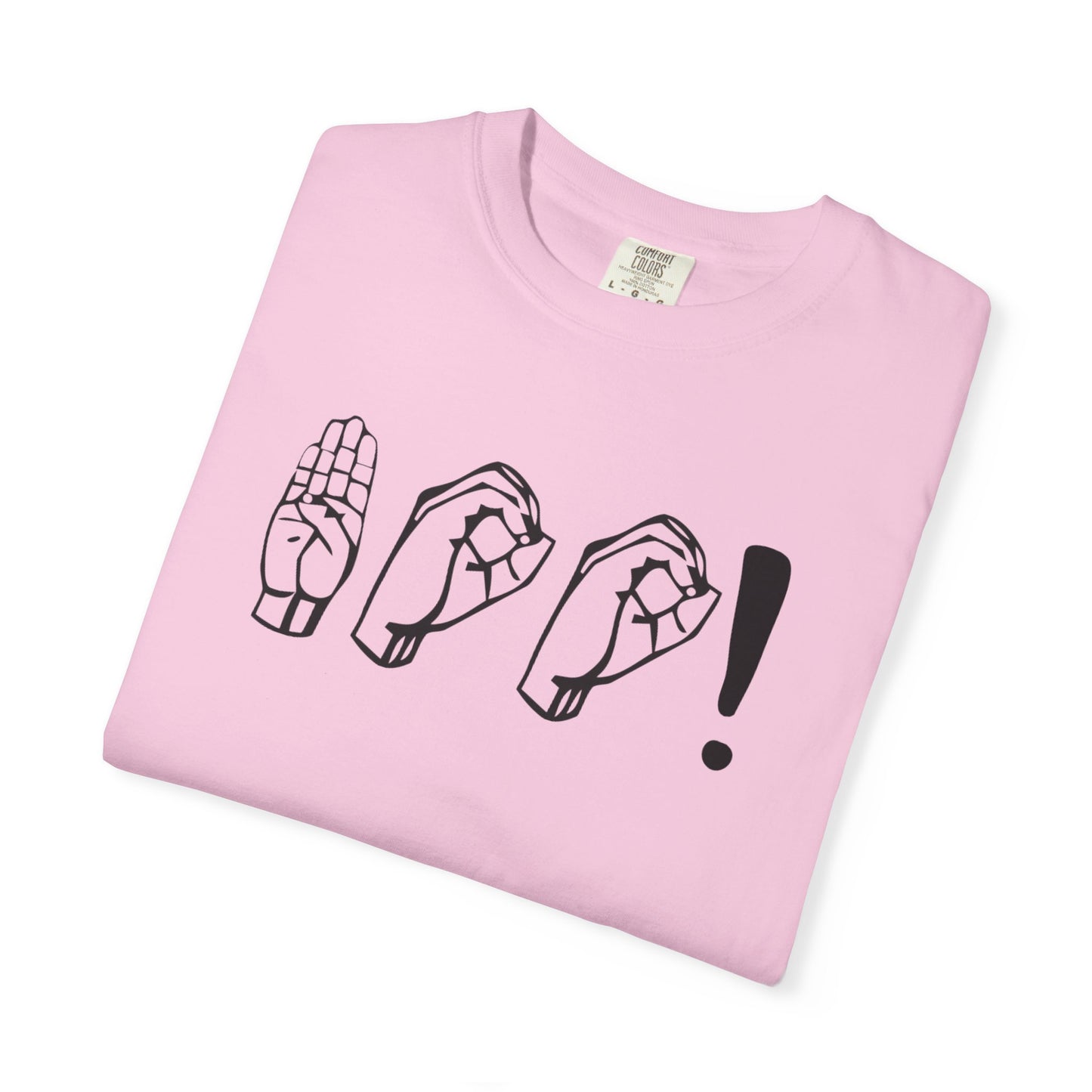 Boo! Unisex Hand Sign T-Shirt, Casual Wear, Gift for Friends, Birthday Gift, Cool Outfit, Fun Graphic Tee