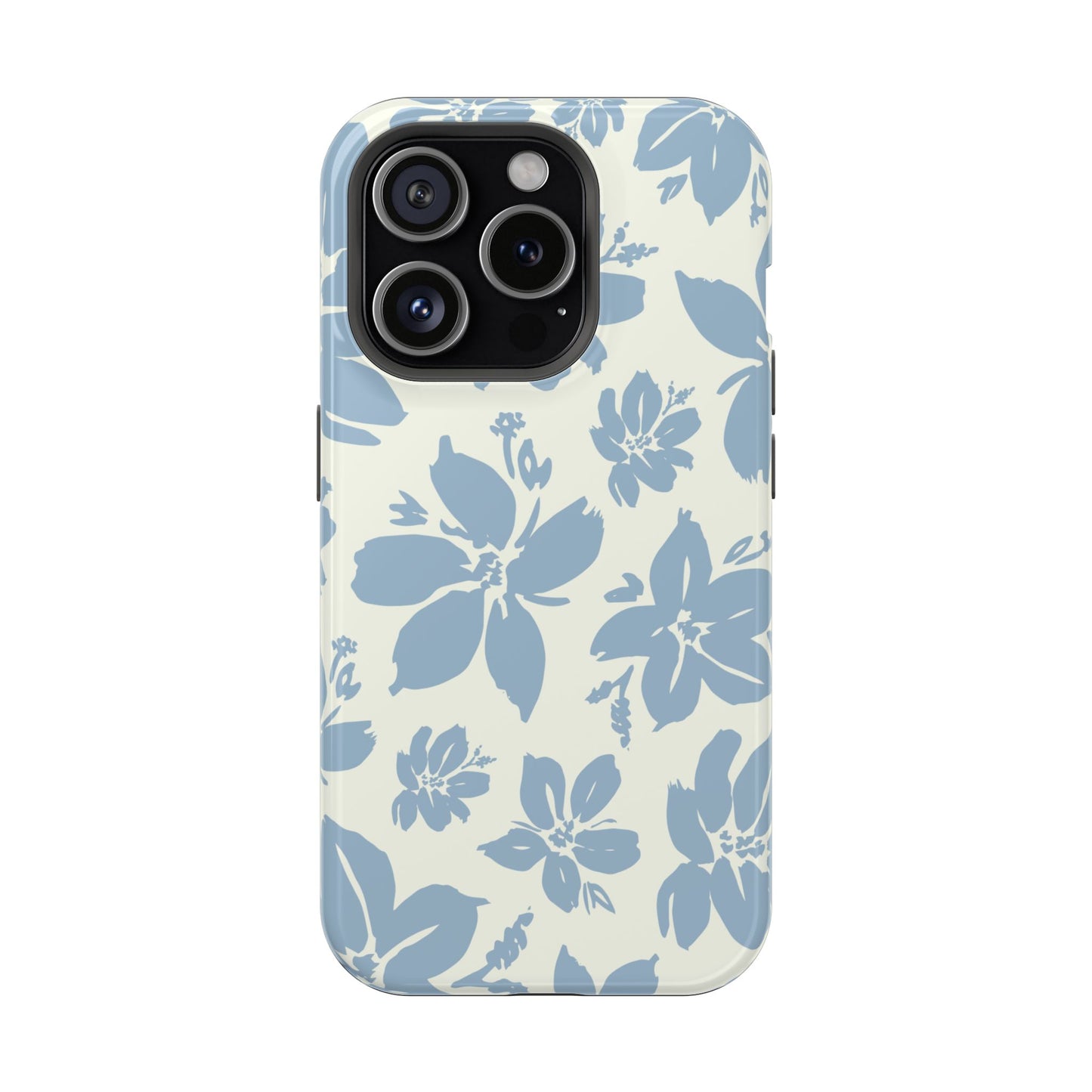 Floral Magnetic Tough Case - Stylish Protection for Your Phone