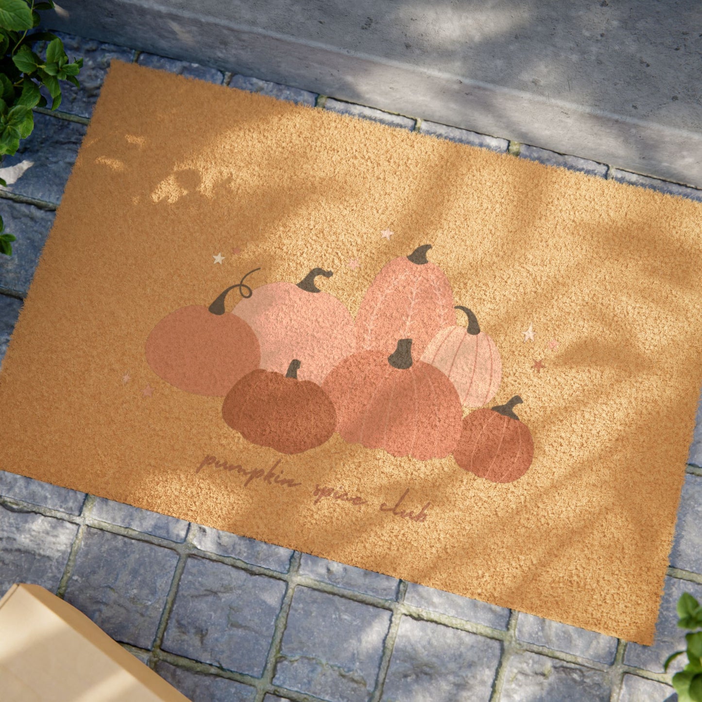 Autumn Pumpkin Doormat, Fall Entrance Mat, Cozy Home Decor, Seasonal Welcome Mat, Thanksgiving Gift, Harvest Doormat