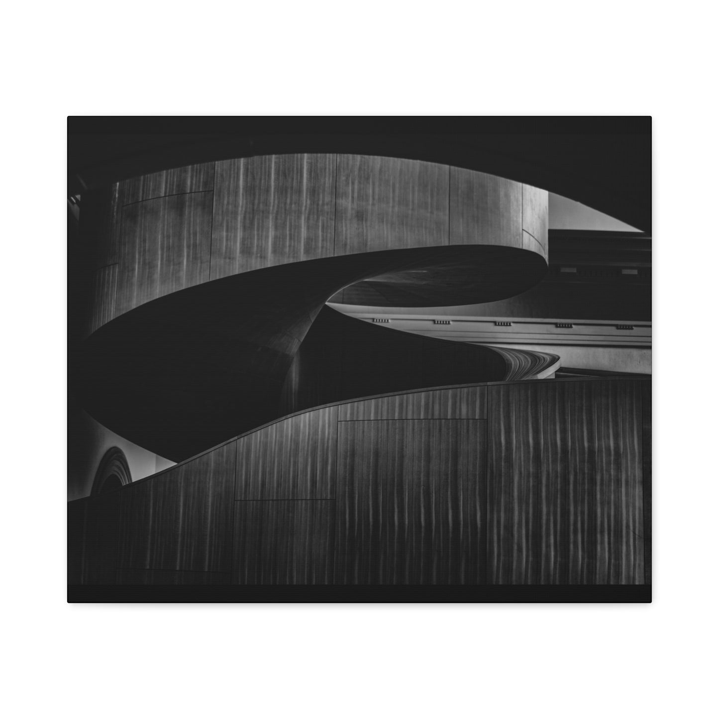 Stylish Matte Canvas Wall Art, Modern Home Decor, Black and White Artwork, Abstract Canvas Print, Contemporary Living Room Decor
