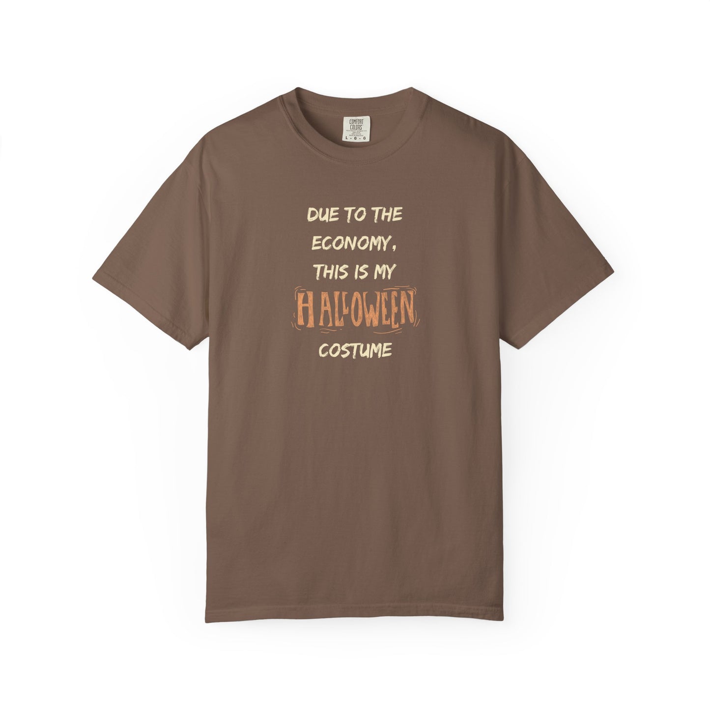 Humorous Halloween T-Shirt, Funny Costume Tee, Unisex Garment-Dyed Shirt, Casual Halloween Apparel, Gift for Halloween Celebrations