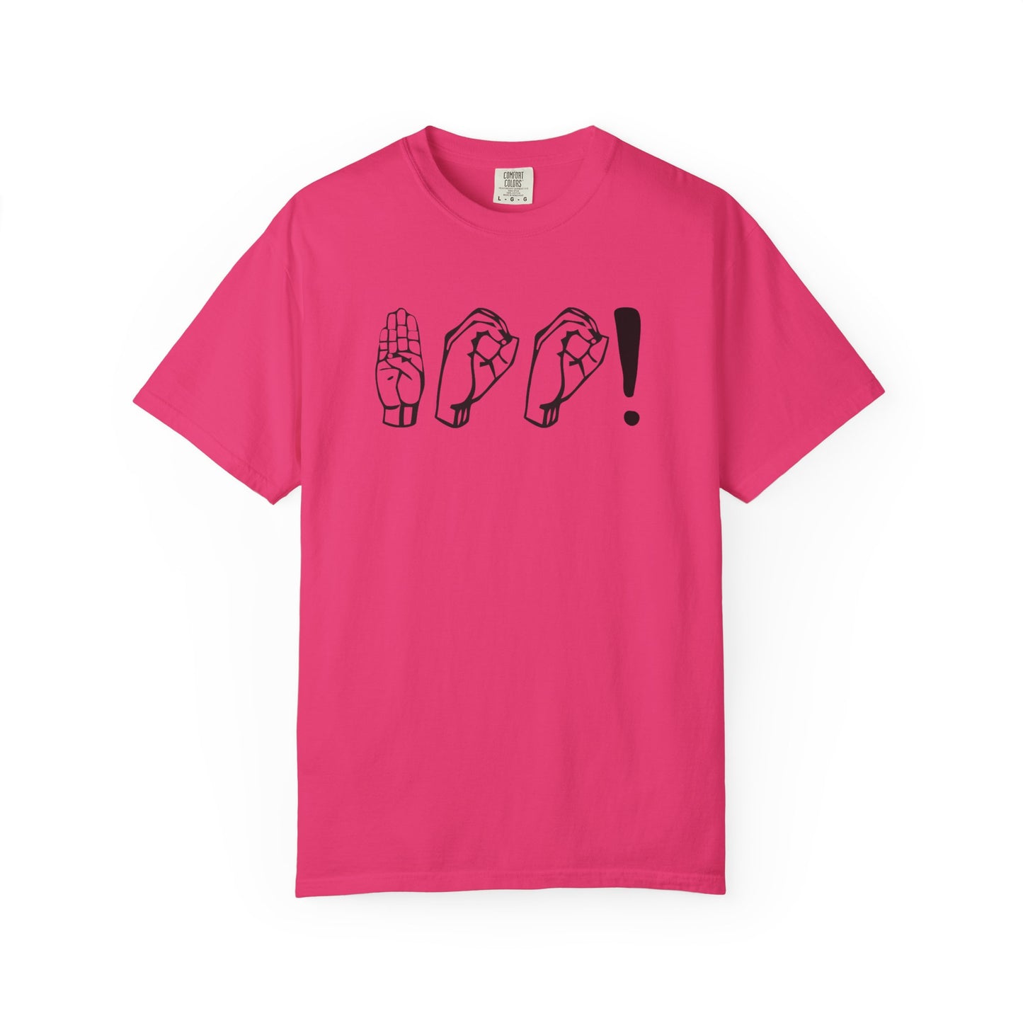 Boo! Unisex Hand Sign T-Shirt, Casual Wear, Gift for Friends, Birthday Gift, Cool Outfit, Fun Graphic Tee