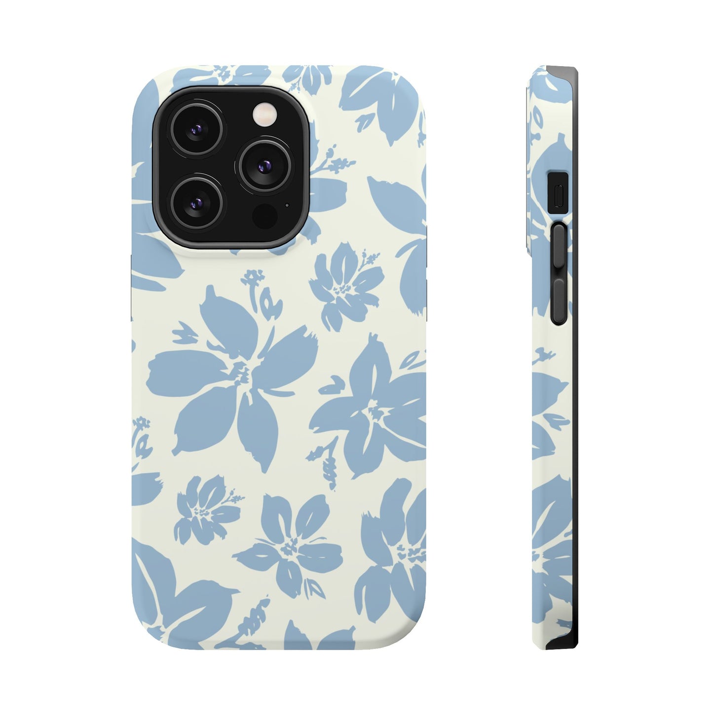 Floral Magnetic Tough Case - Stylish Protection for Your Phone