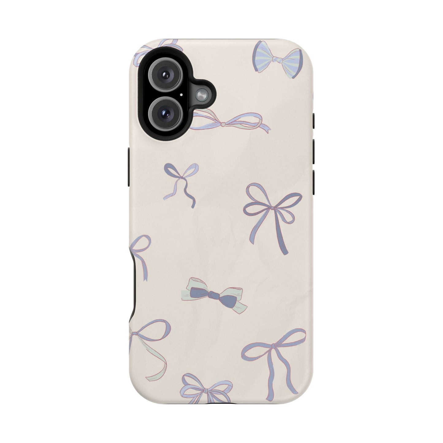 Chic Bow Pattern Magnetic Tough Cases, Stylish Phone Protection, Gift for Her, Birthday, Cute Accessories, Trendy Tech