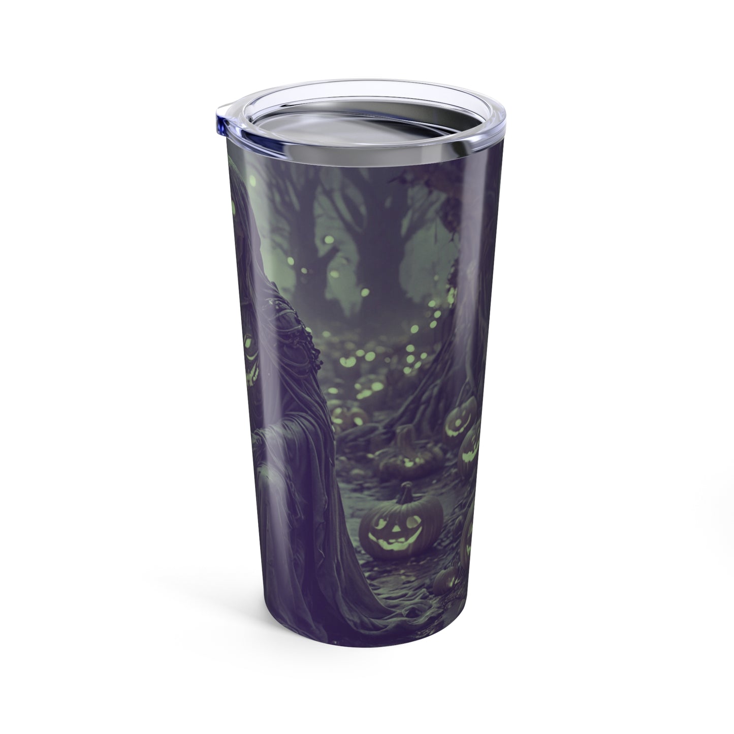 Gothic Pumpkin Tumbler | 20oz Halloween Travel Mug, Spooky Drinkware, Fall Coffee Cup, Witchy Gifts, Autumn Collection