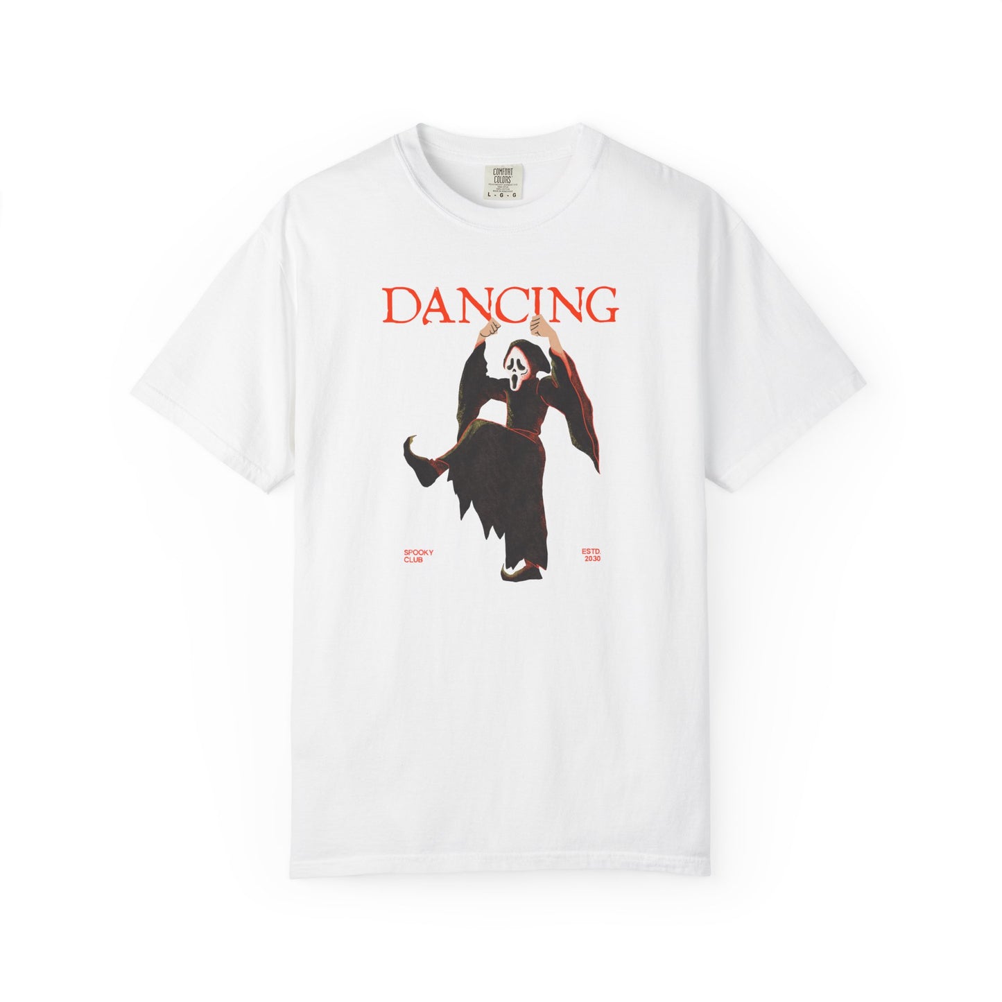 Dancing Grim Reaper T-Shirt, Unisex Halloween Shirt, Funny Graphic Tee, Spooky Dance Top, Unique Gift for Horror Lovers