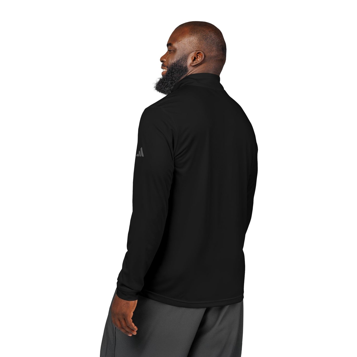 Adidas® Quarter-Zip Pullover, Stylish Athletic Outerwear, Ideal for Sports, Casual Wear, All Seasons