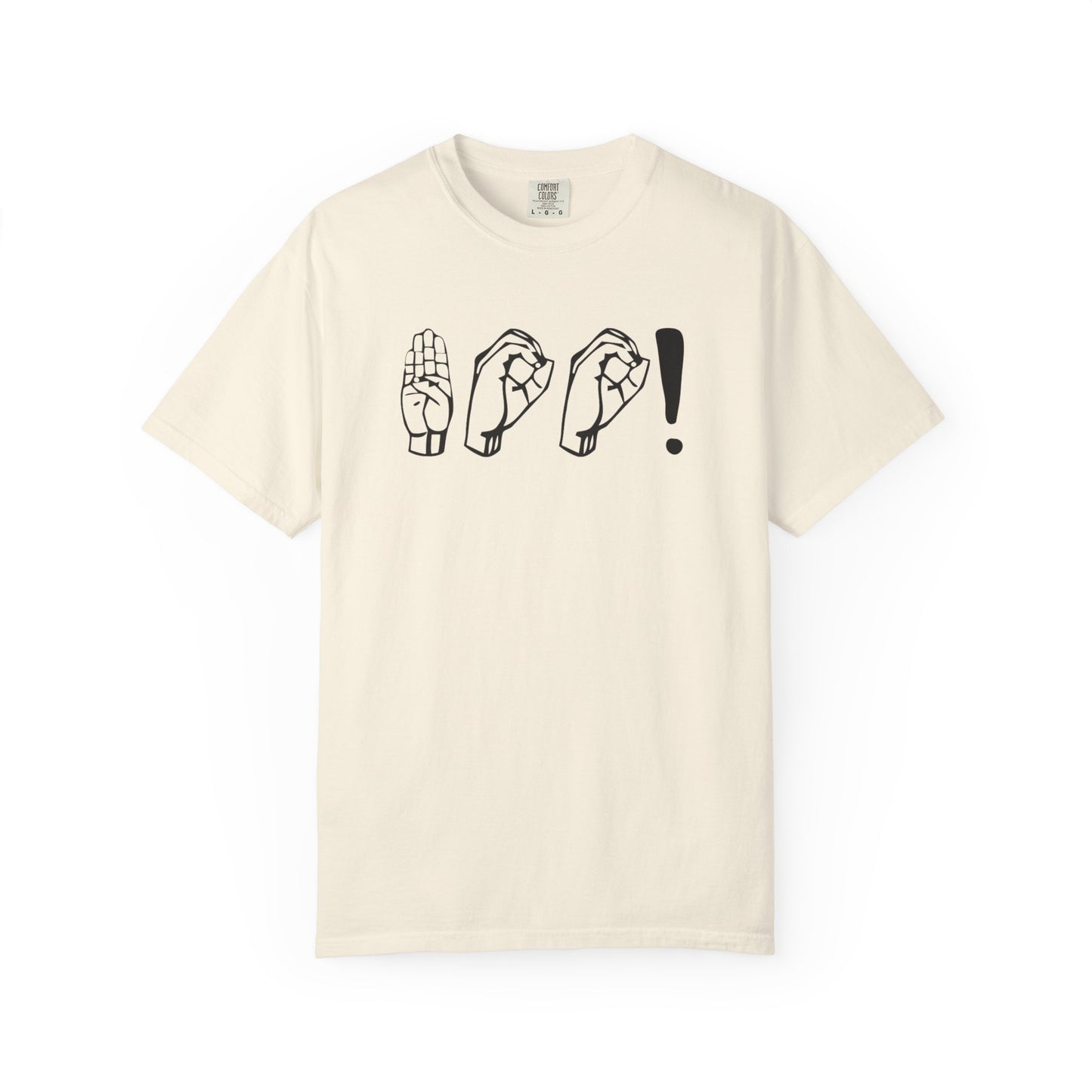 Boo! Unisex Hand Sign T-Shirt, Casual Wear, Gift for Friends, Birthday Gift, Cool Outfit, Fun Graphic Tee