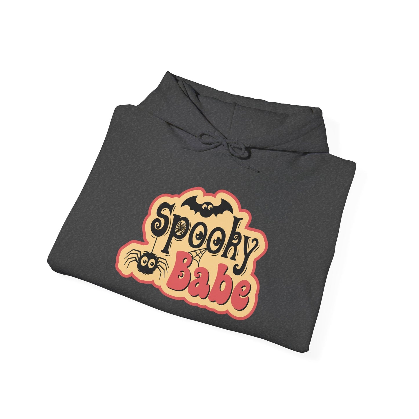 Spooky Babe Hoodie - Perfect for Halloween, Unisex Sweatshirt, Cozy Fall Wear, October Festivities, Cute Ghost Design