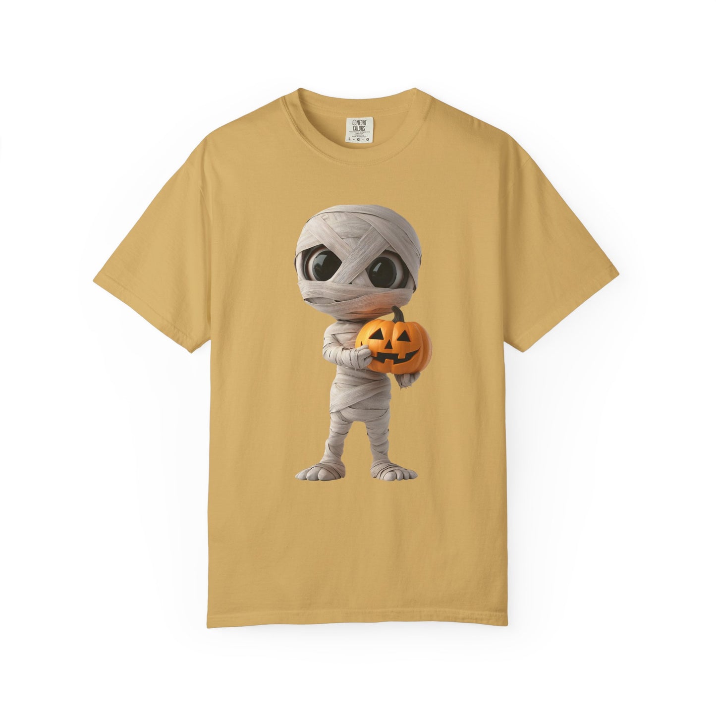 Halloween Mummy Pumpkin T-Shirt, Unisex Graphic Tee, Spooky Season Apparel, Halloween Costume Top, Fall Festival Shirt